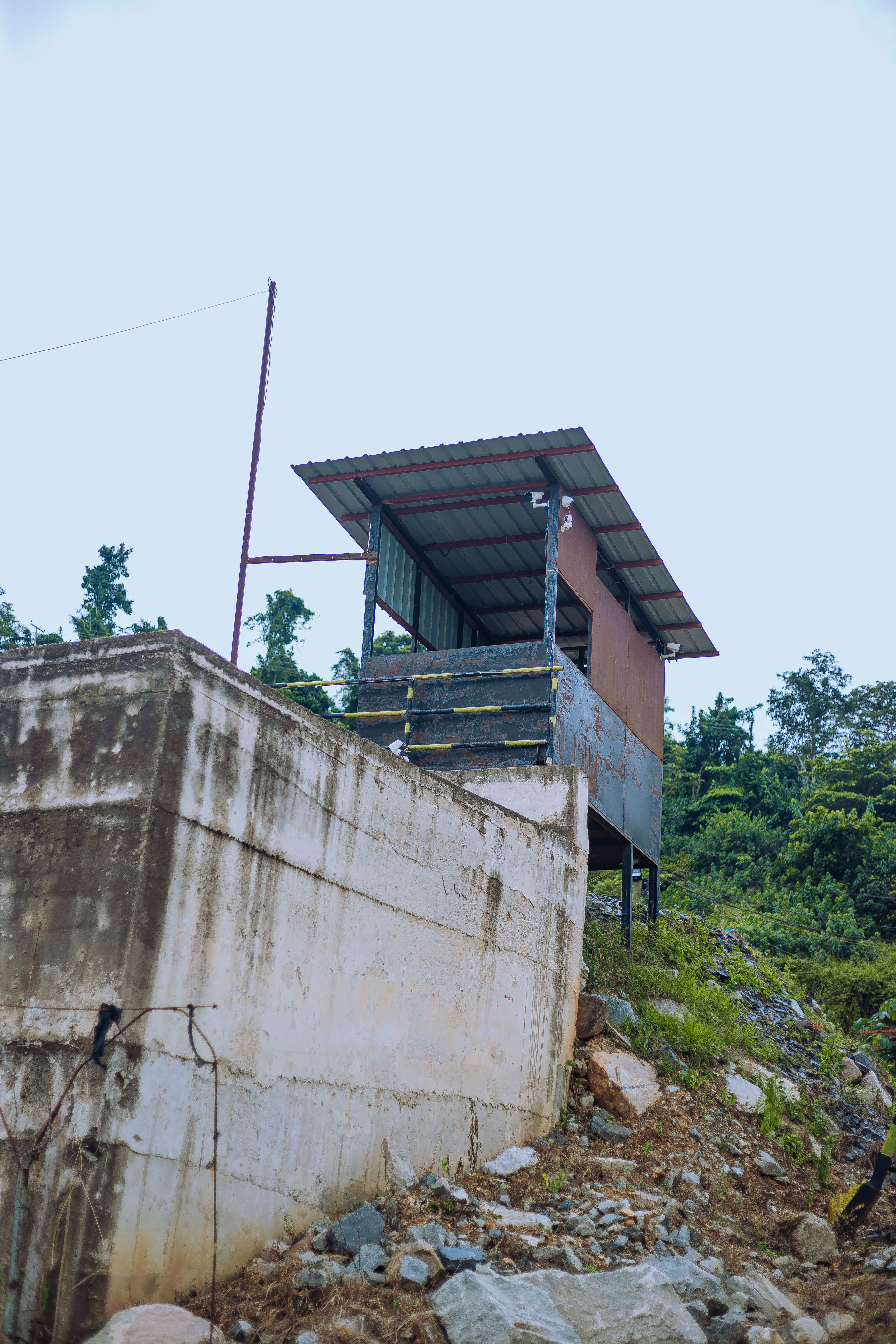 Elevated security post at Smart Micky concession