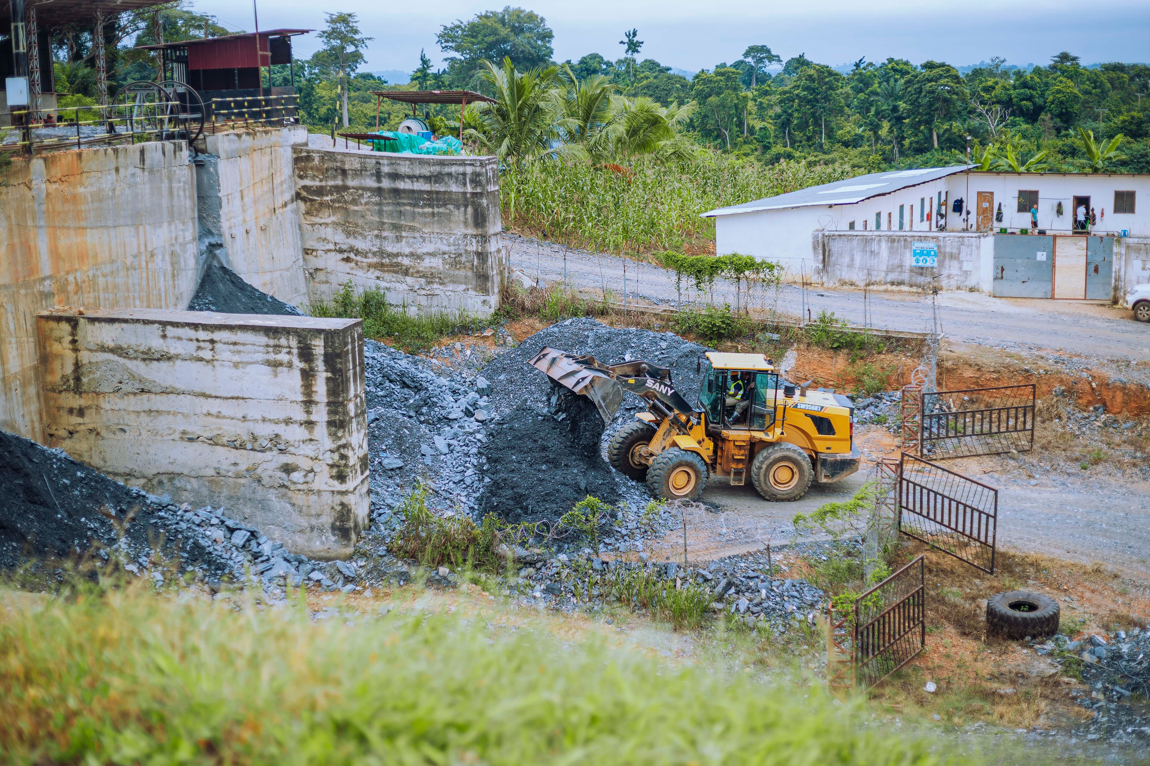 Secured materials yard and staff facilities